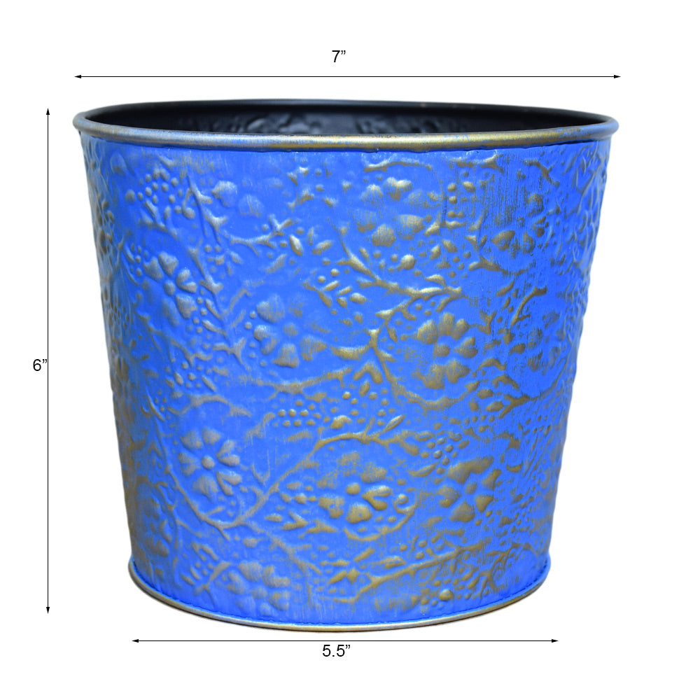 Kaelin Blue Pot Planter