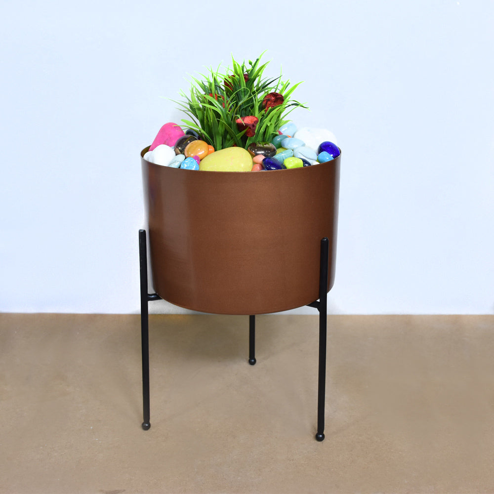 Verdura Bronze Iron Pot Planters