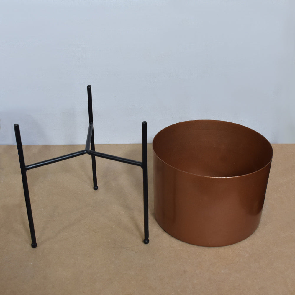 Verdura Bronze Iron Pot Planters