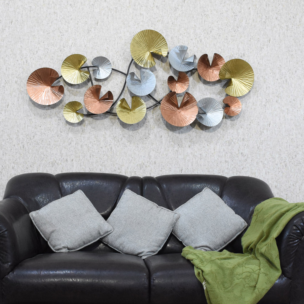 Origami Discs Multicolor Wall Art Decor