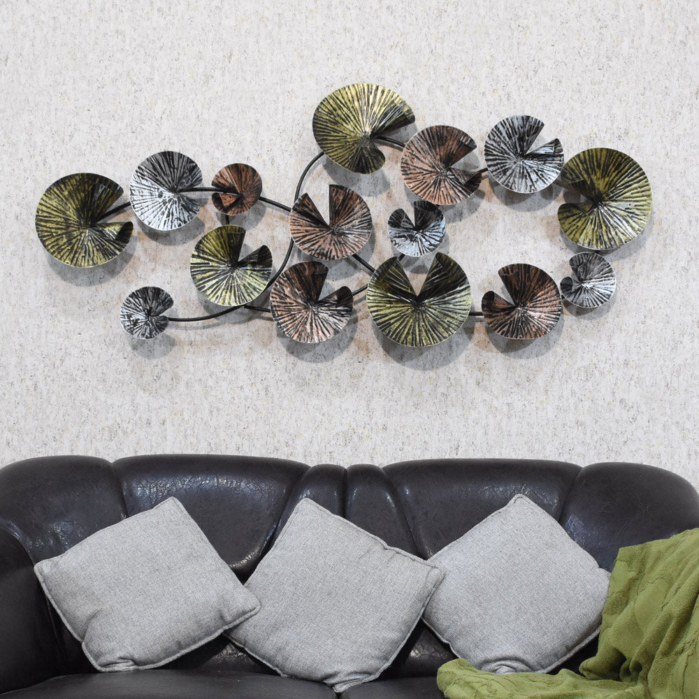 Origami Discs Multicolor Wall Art Decor