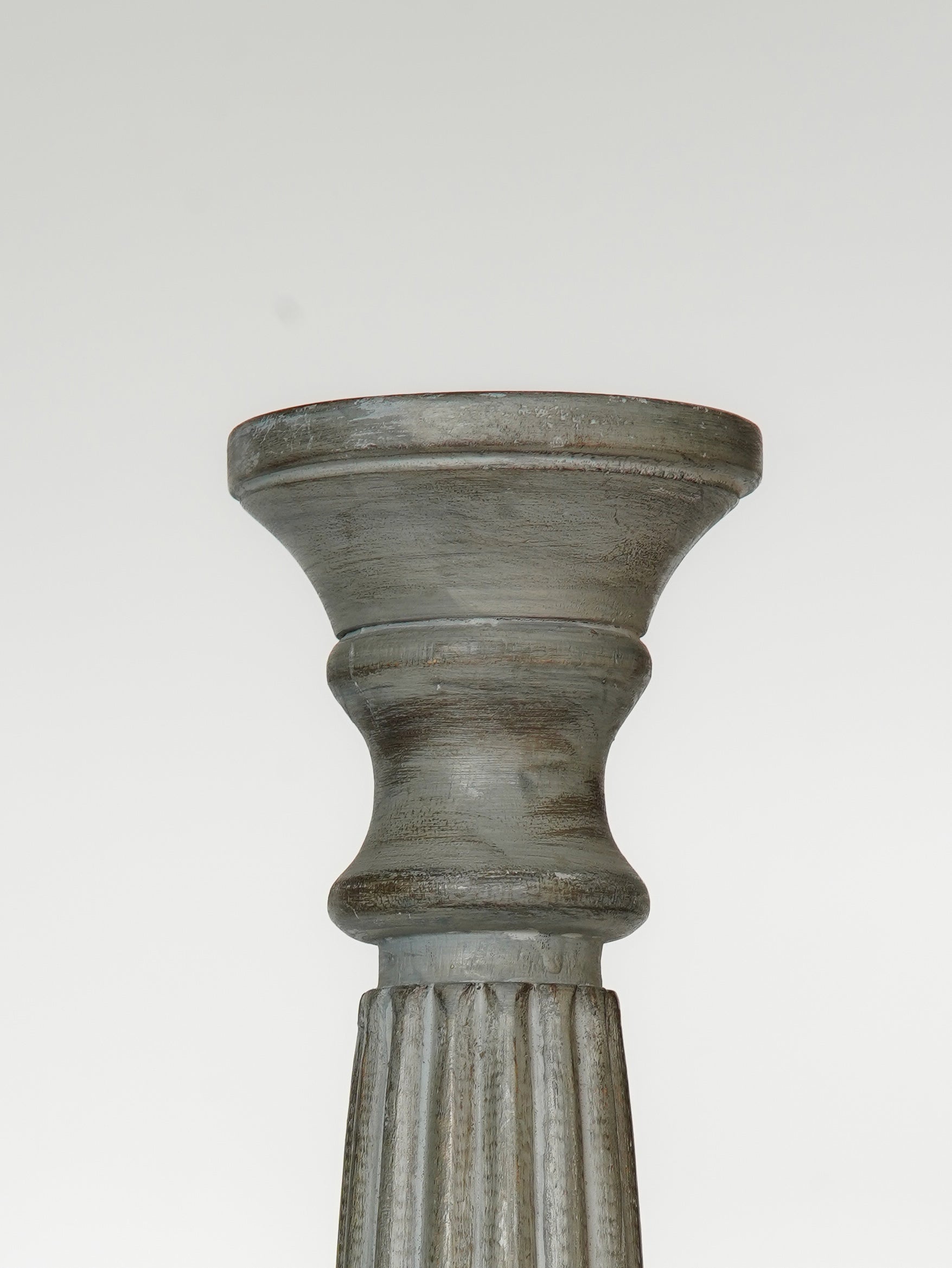 Ionic Pillar Candle Holder - Antique Dusk