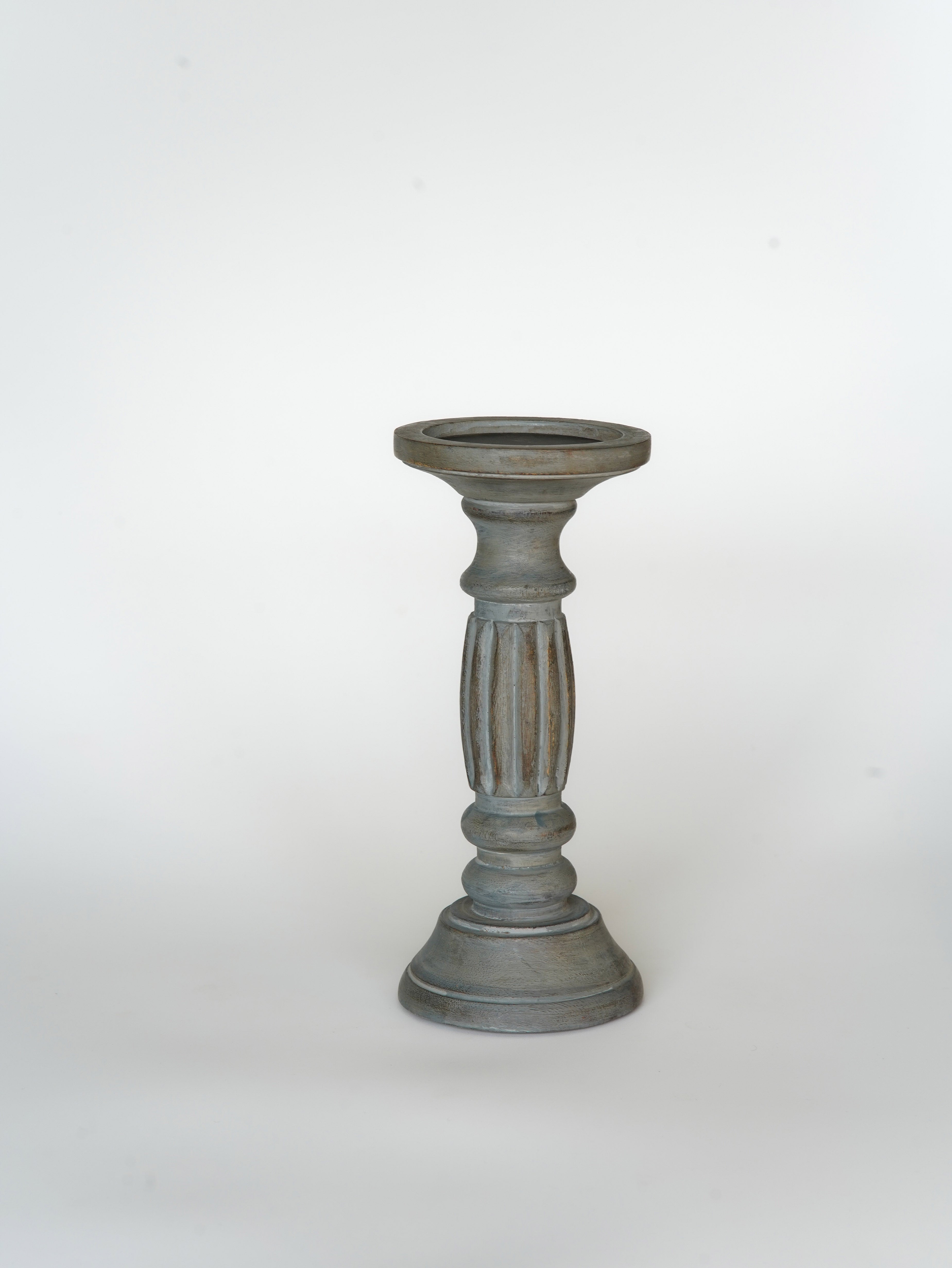Ionic Pillar Candle Holder - Antique Dusk