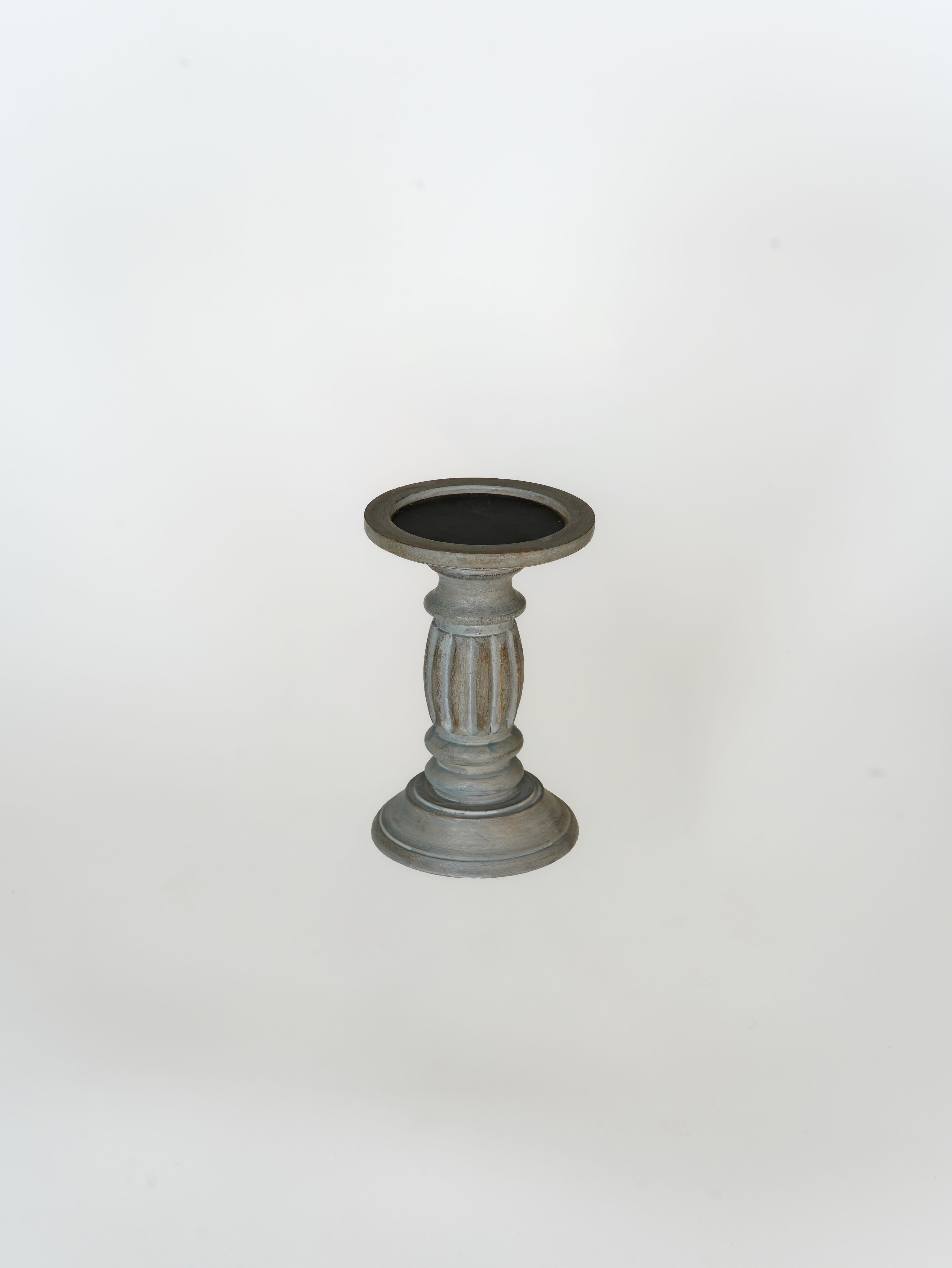 Ionic Pillar Candle Holder - Antique Dusk