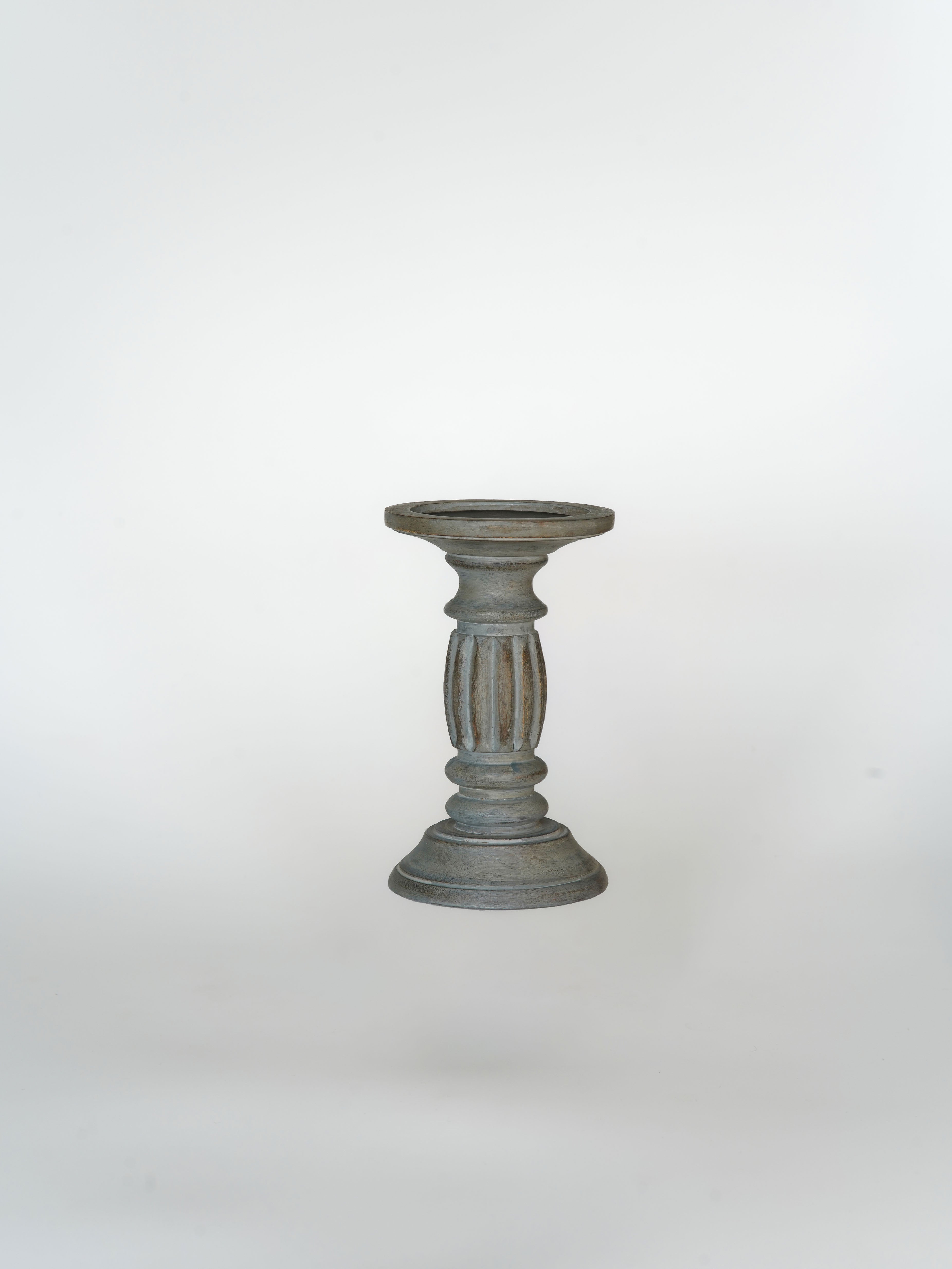 Ionic Pillar Candle Holder - Antique Dusk