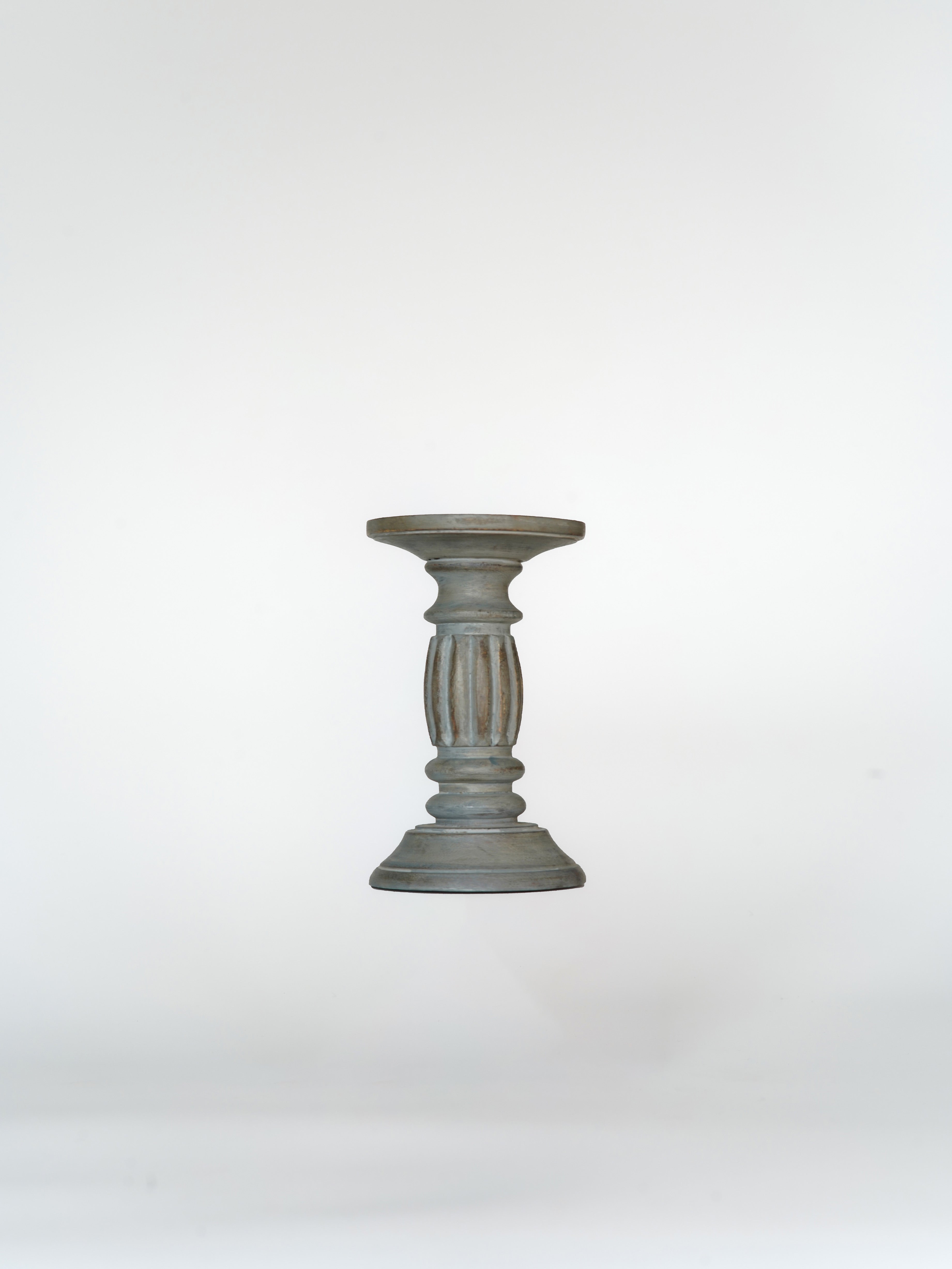 Ionic Pillar Candle Holder - Antique Dusk