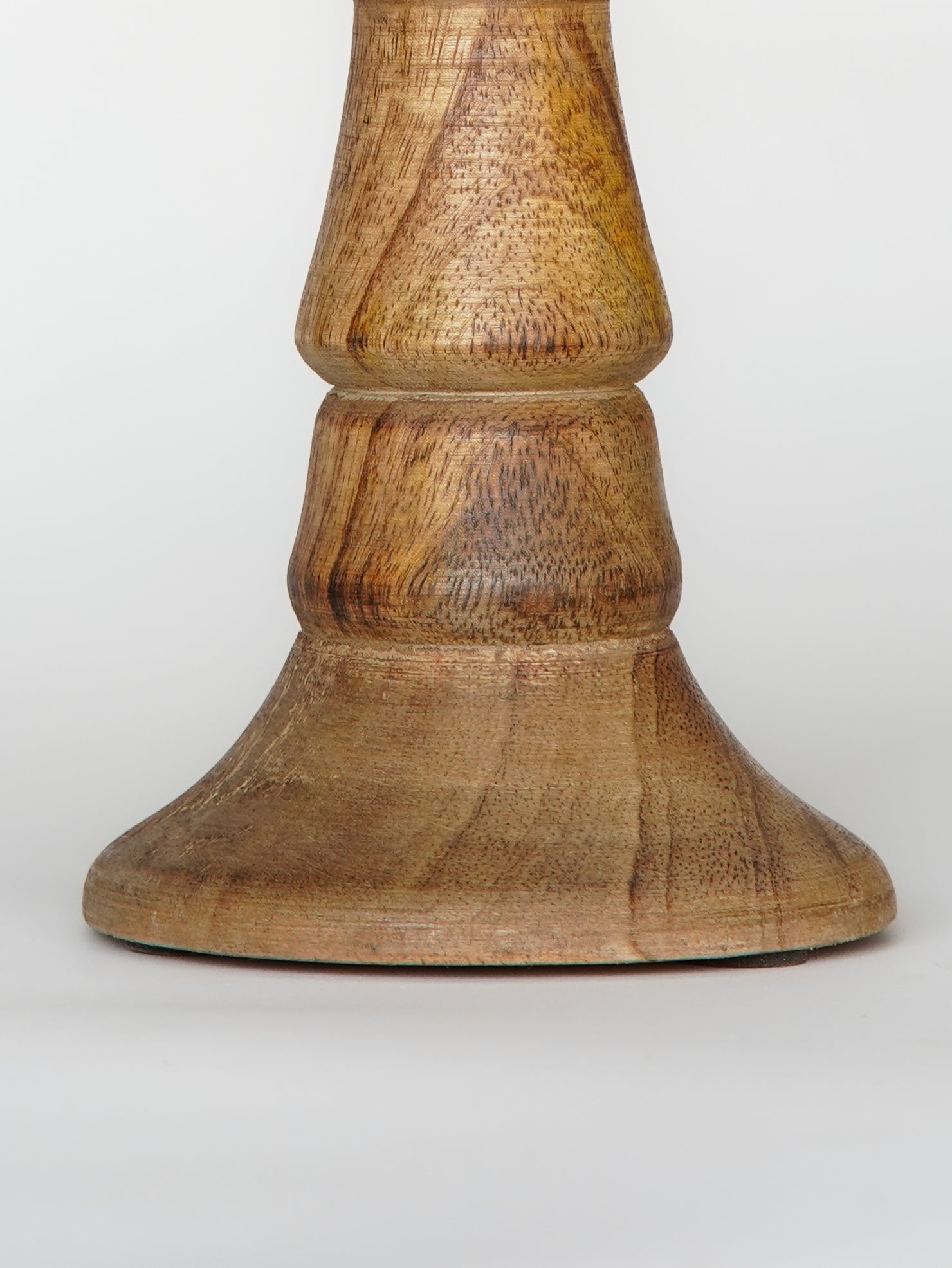 Turnwood Pillar Candle Holder