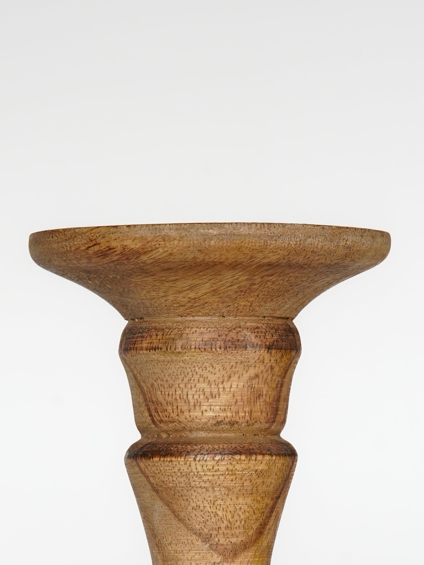 Turnwood Pillar Candle Holder