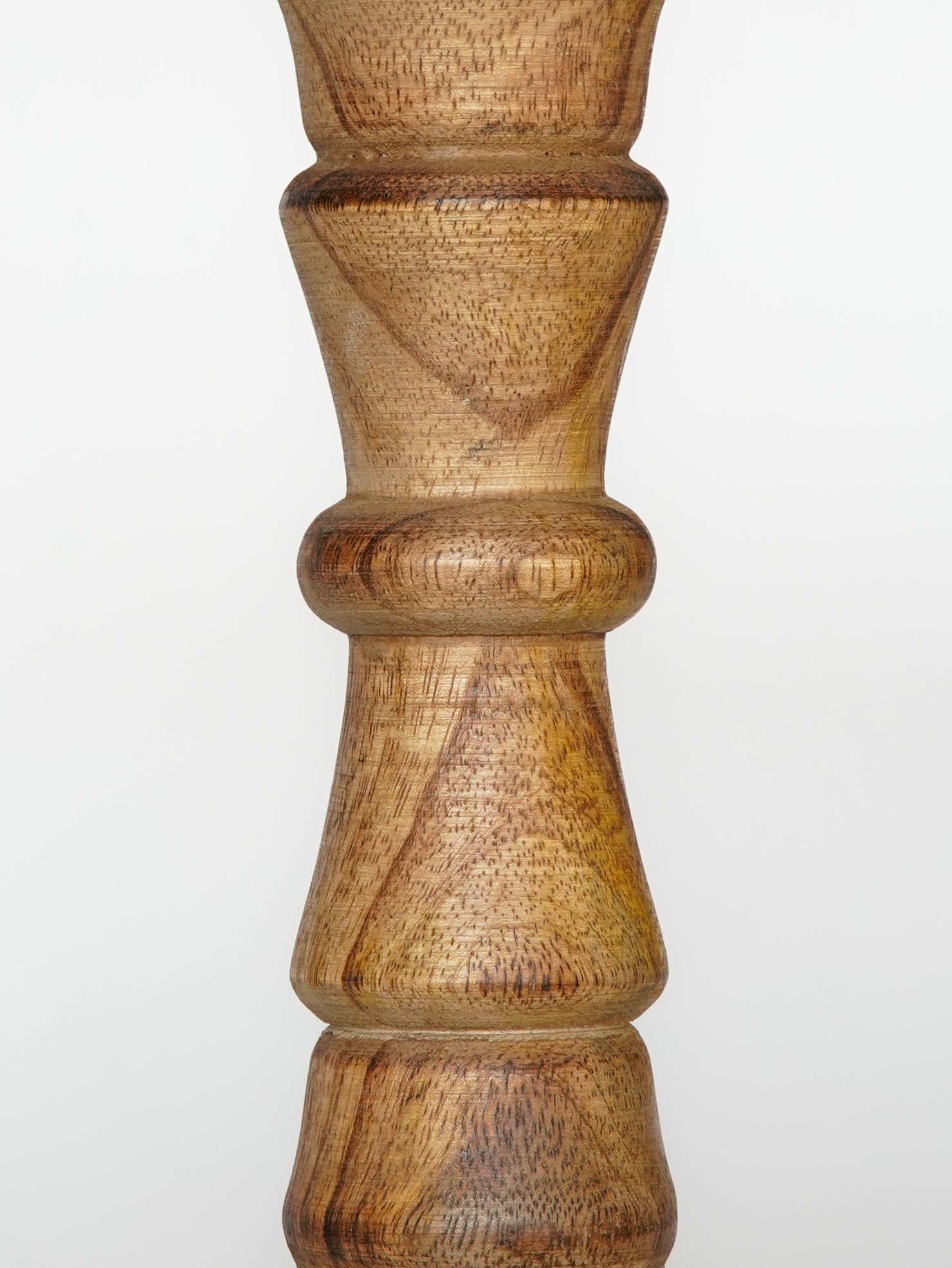 Turnwood Pillar Candle Holder