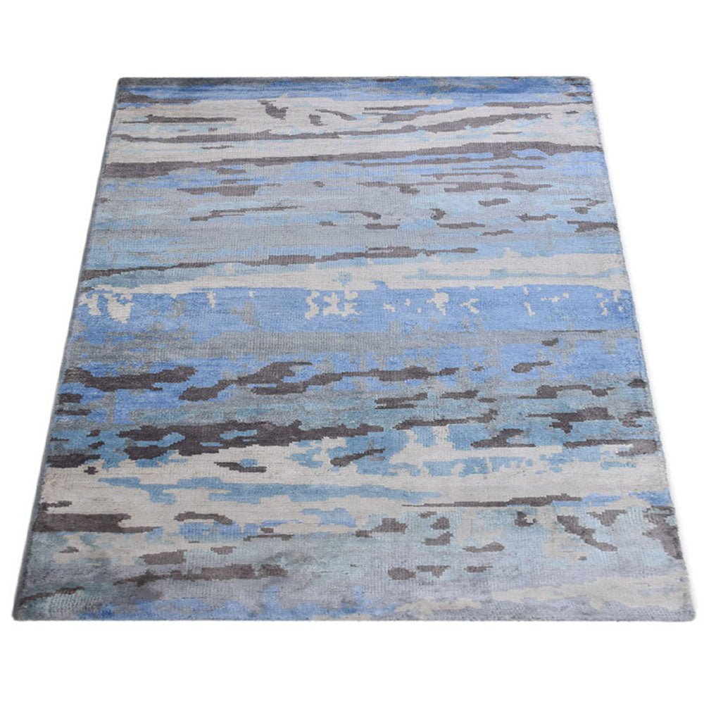 Aarush Hand Knotted Viscose Area Rug - BBH HOMES LLC
