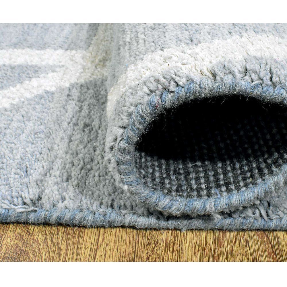 Avanti Hand Knotted Wool Gray Area Rug - BBH HOMES LLC