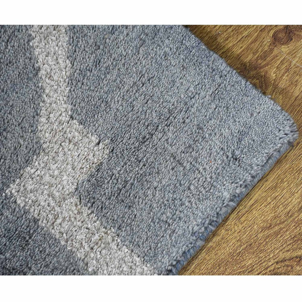 Avanti Hand Knotted Wool Gray Area Rug - BBH HOMES LLC