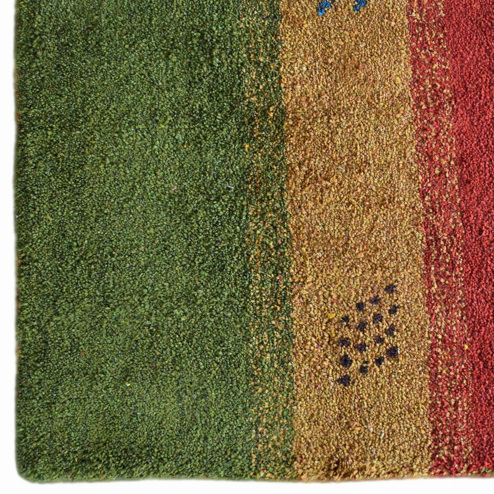 Boz Hand Knotted Silk & Wool Area Rug - BBH HOMES LLC