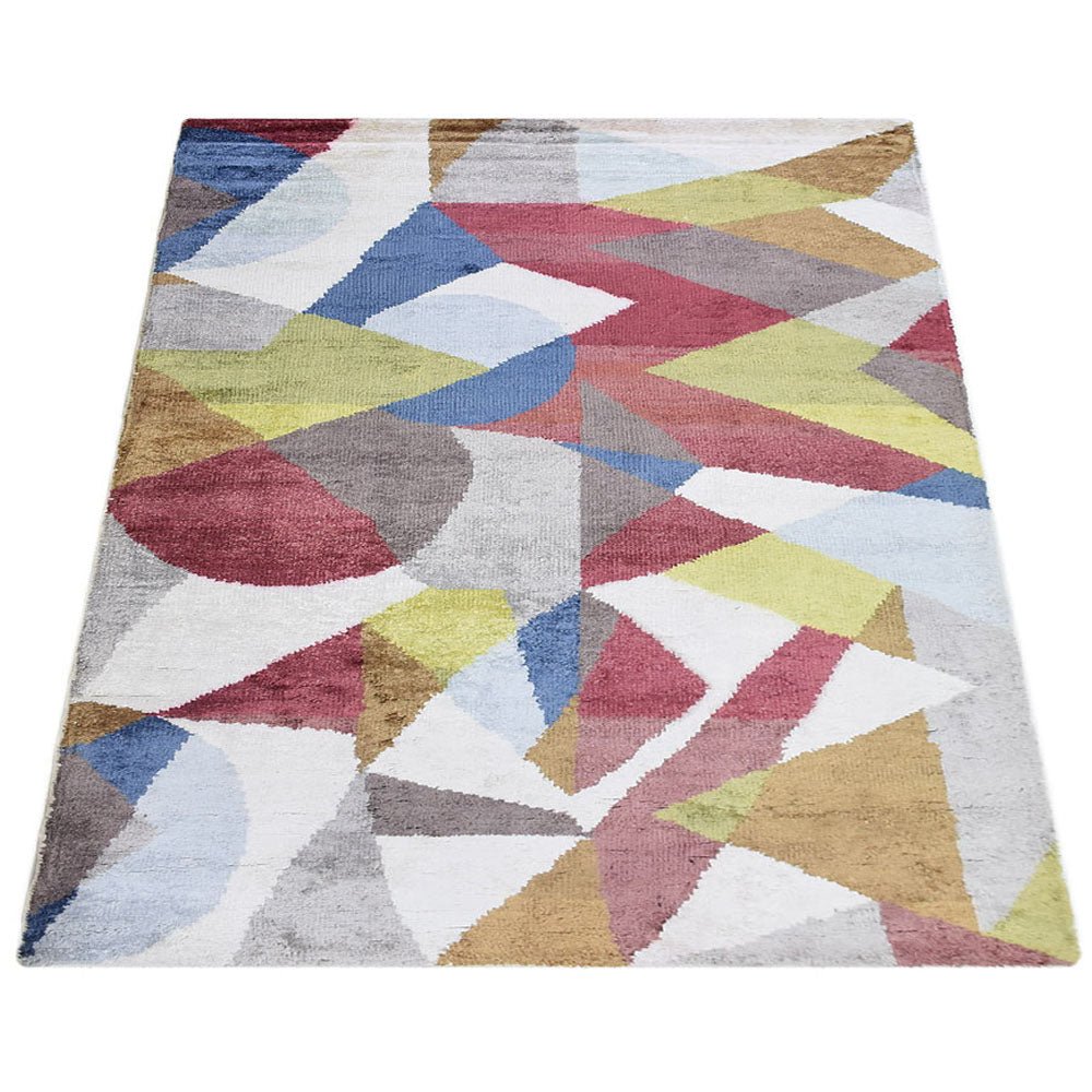 Chakra Hand Knotted Viscose Area Rug - BBH HOMES LLC