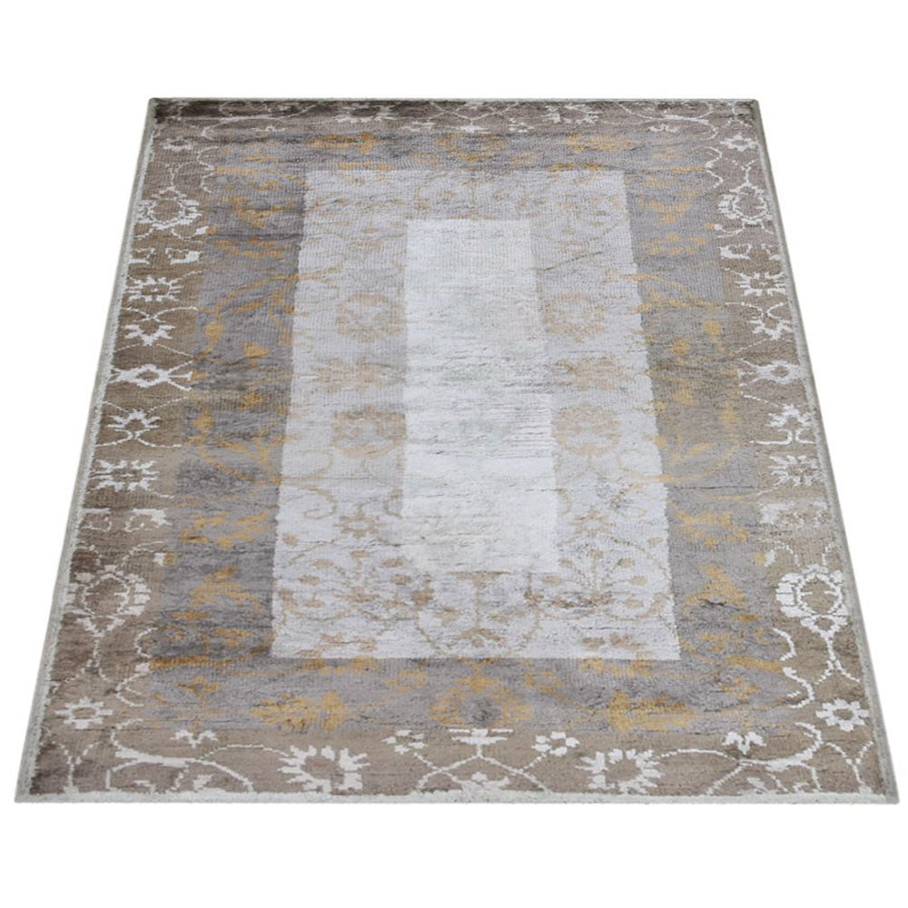Chichen Itza Hand Knotted Viscose Area Rug - BBH HOMES LLC