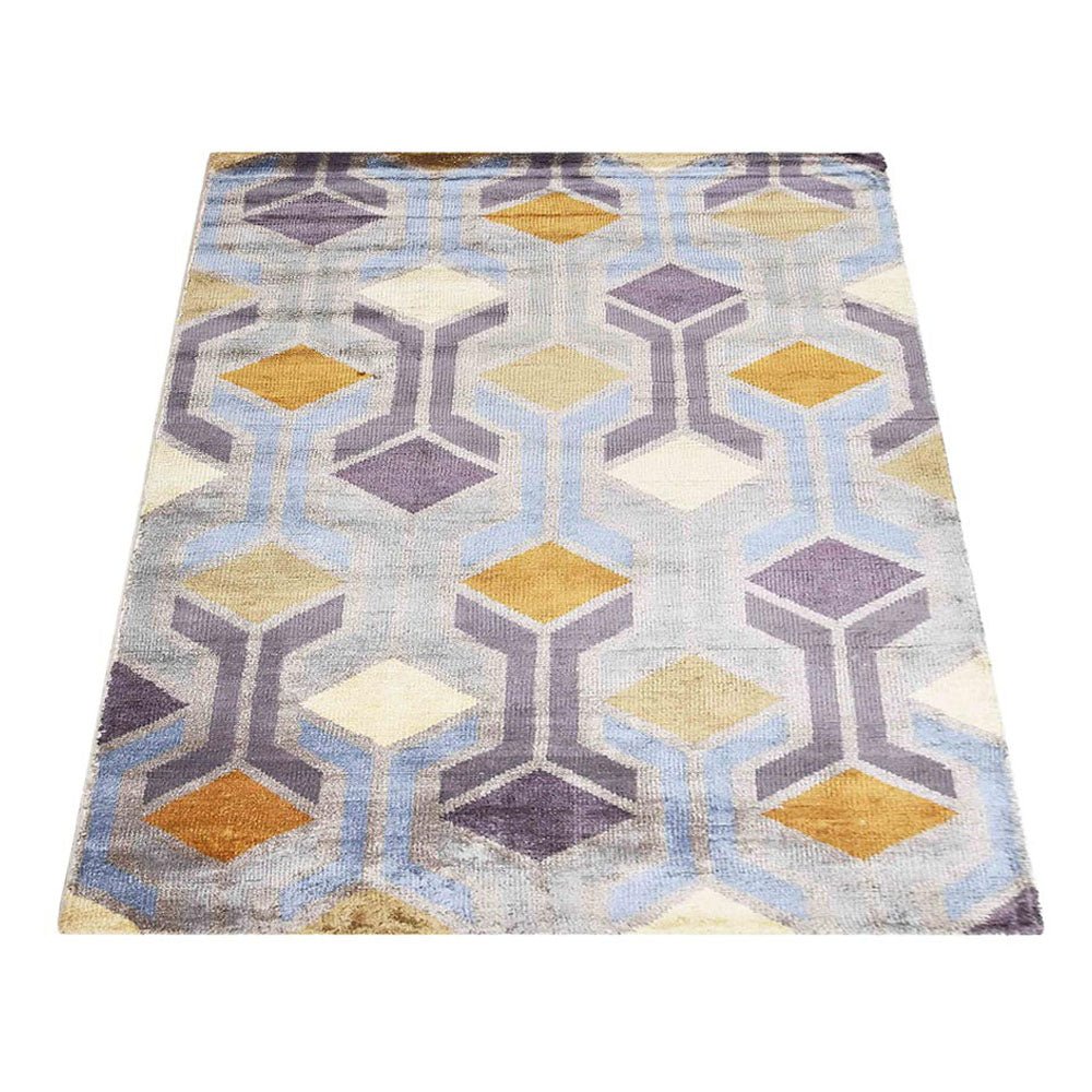 Cordoba Hand Knotted Viscose Area Rug - BBH HOMES LLC