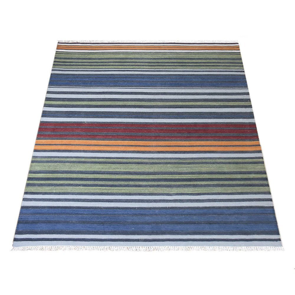 Eumundi Hand Woven Flat Weave Kilim Wool Area Rug - BBH HOMES LLC