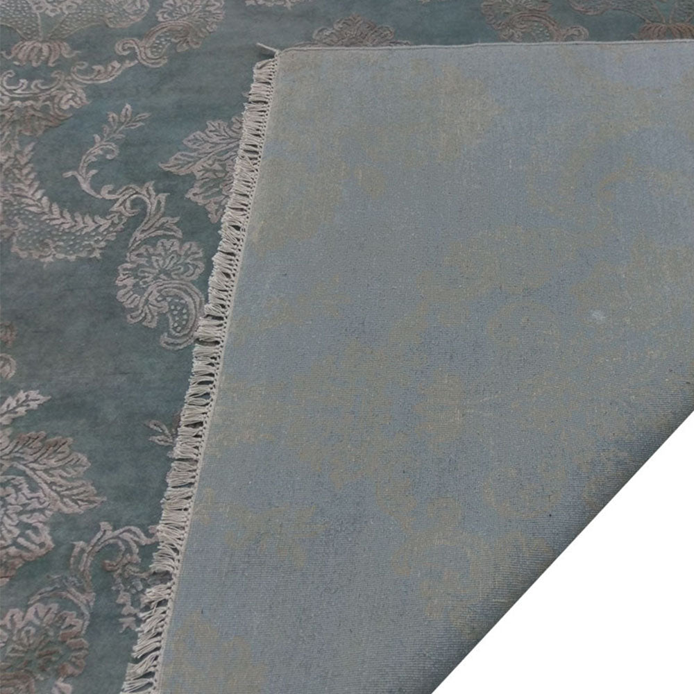 Fethiye Hand Knotted Persian Silk And Wool Area Rug - BBH HOMES LLC