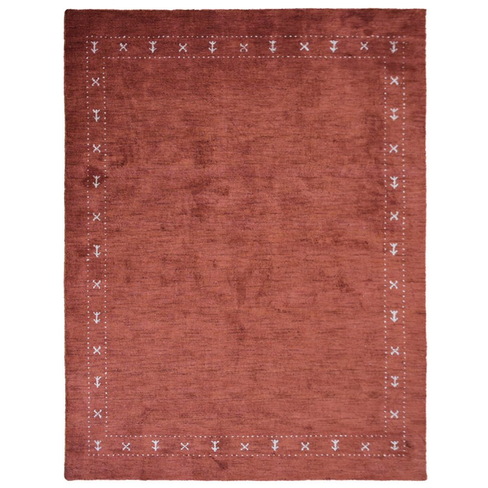 Fia Hand Knotted Silk & Wool Orange Area Rug - BBH HOMES LLC
