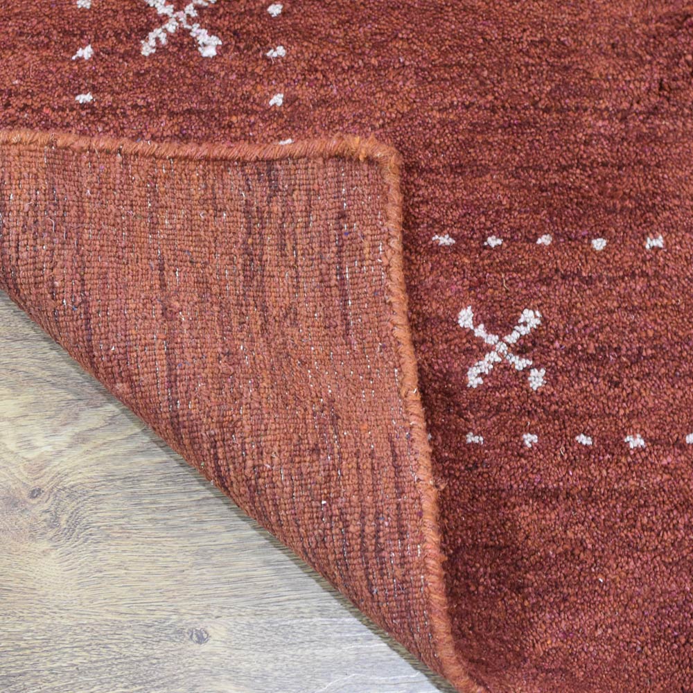 Fia Hand Knotted Silk & Wool Orange Area Rug - BBH HOMES LLC