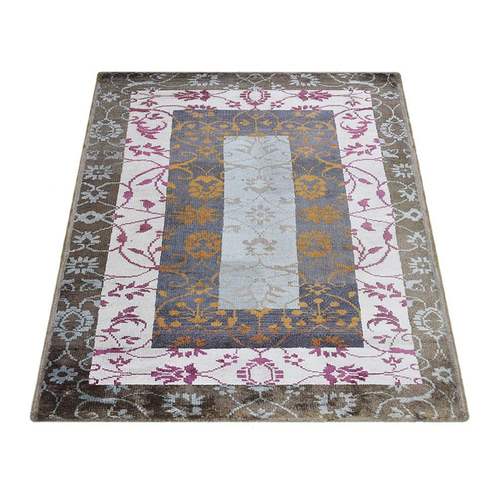 Flåm Hand Knotted Viscose Area Rug - BBH HOMES LLC