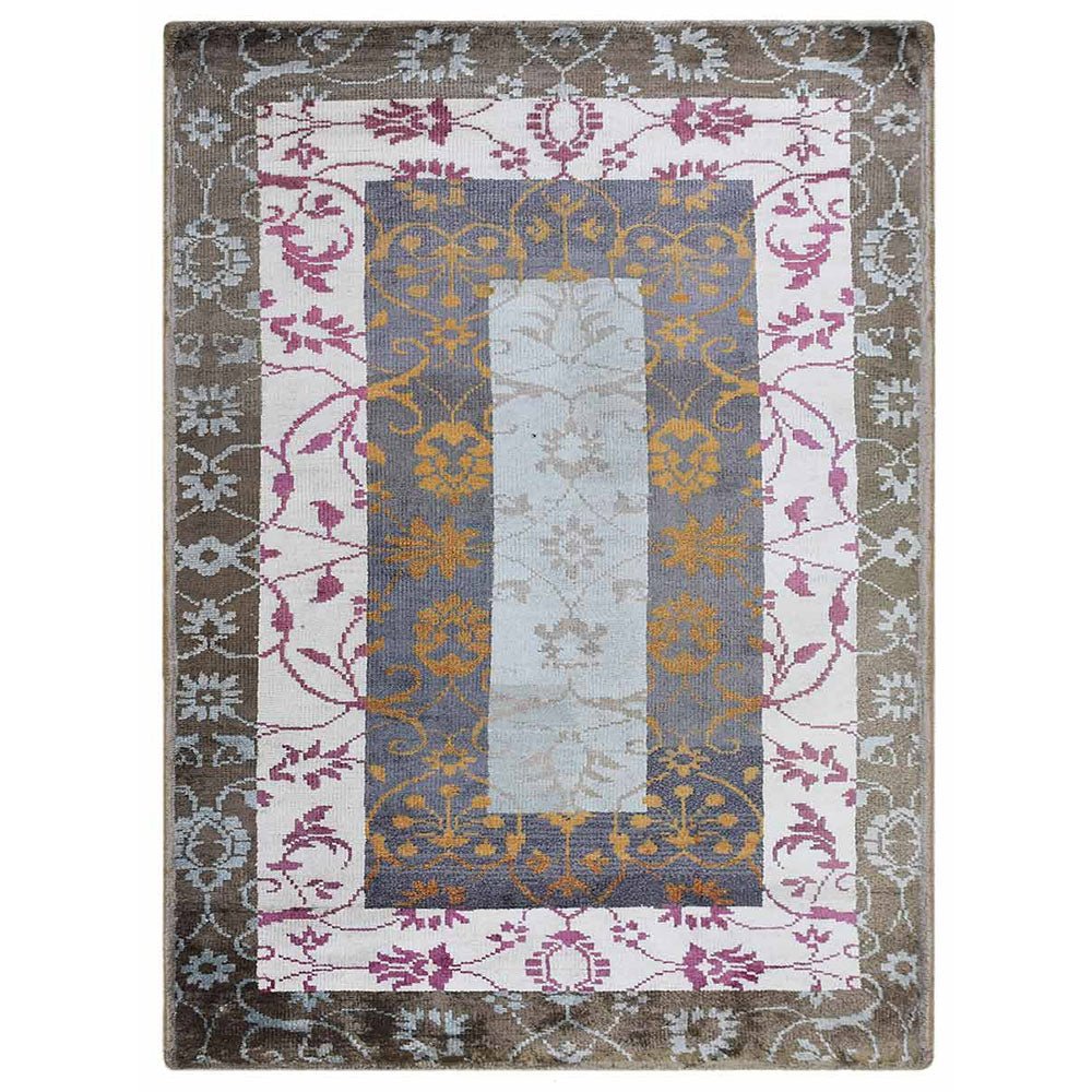 Flåm Hand Knotted Viscose Area Rug - BBH HOMES LLC