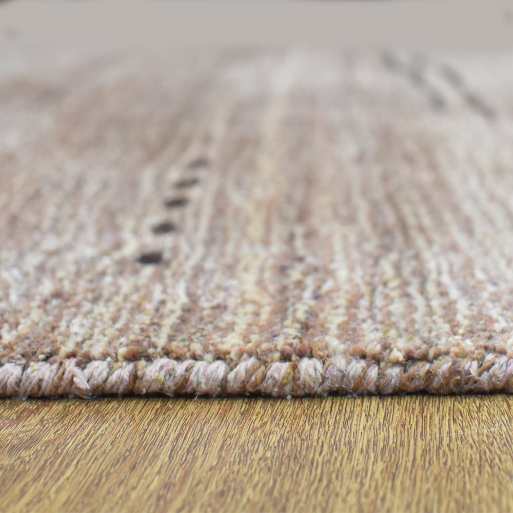 Flores Hand Knotted Loom Silk Mix Area Rug - BBH HOMES LLC