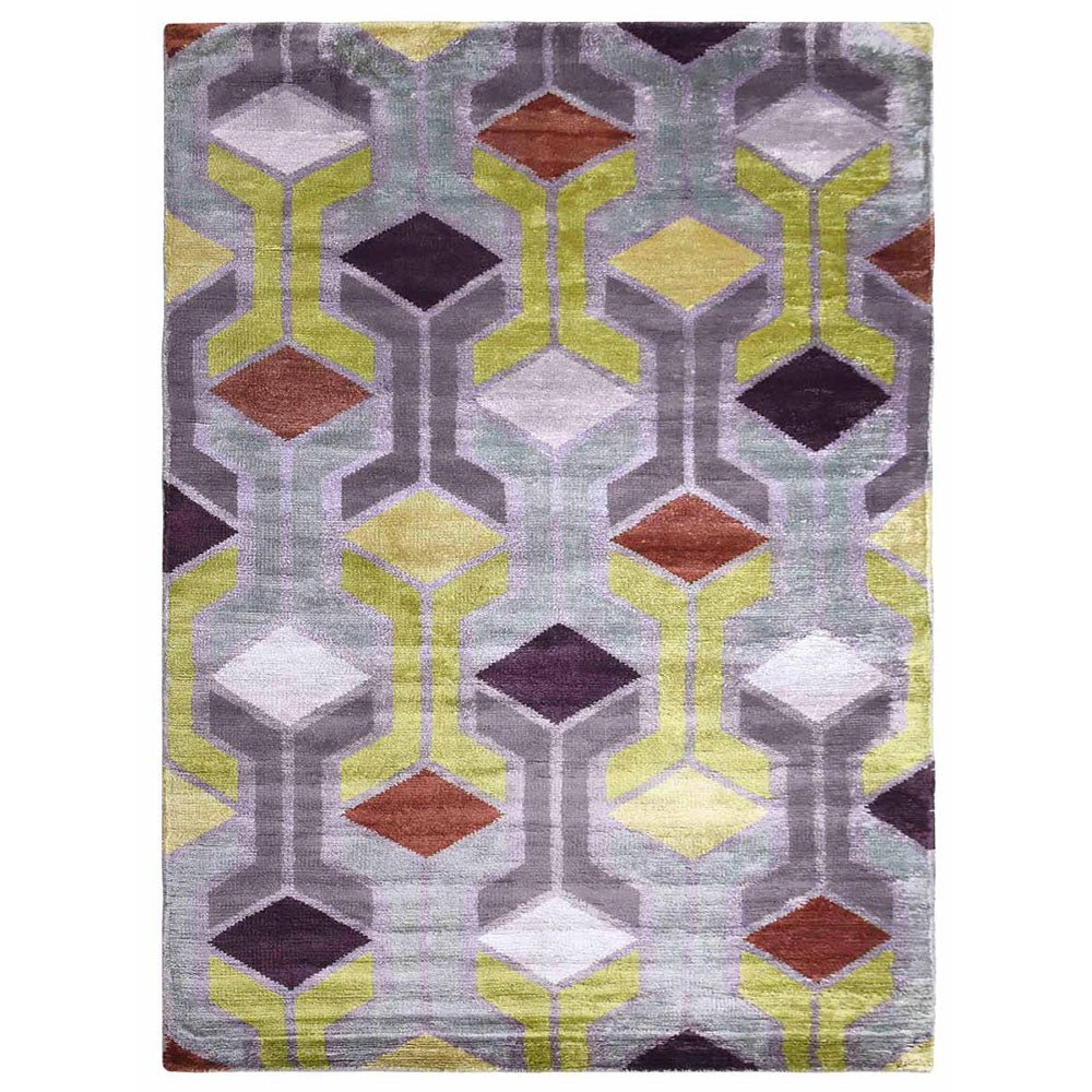 Ghent Hand Knotted Viscose Area Rug - BBH HOMES LLC