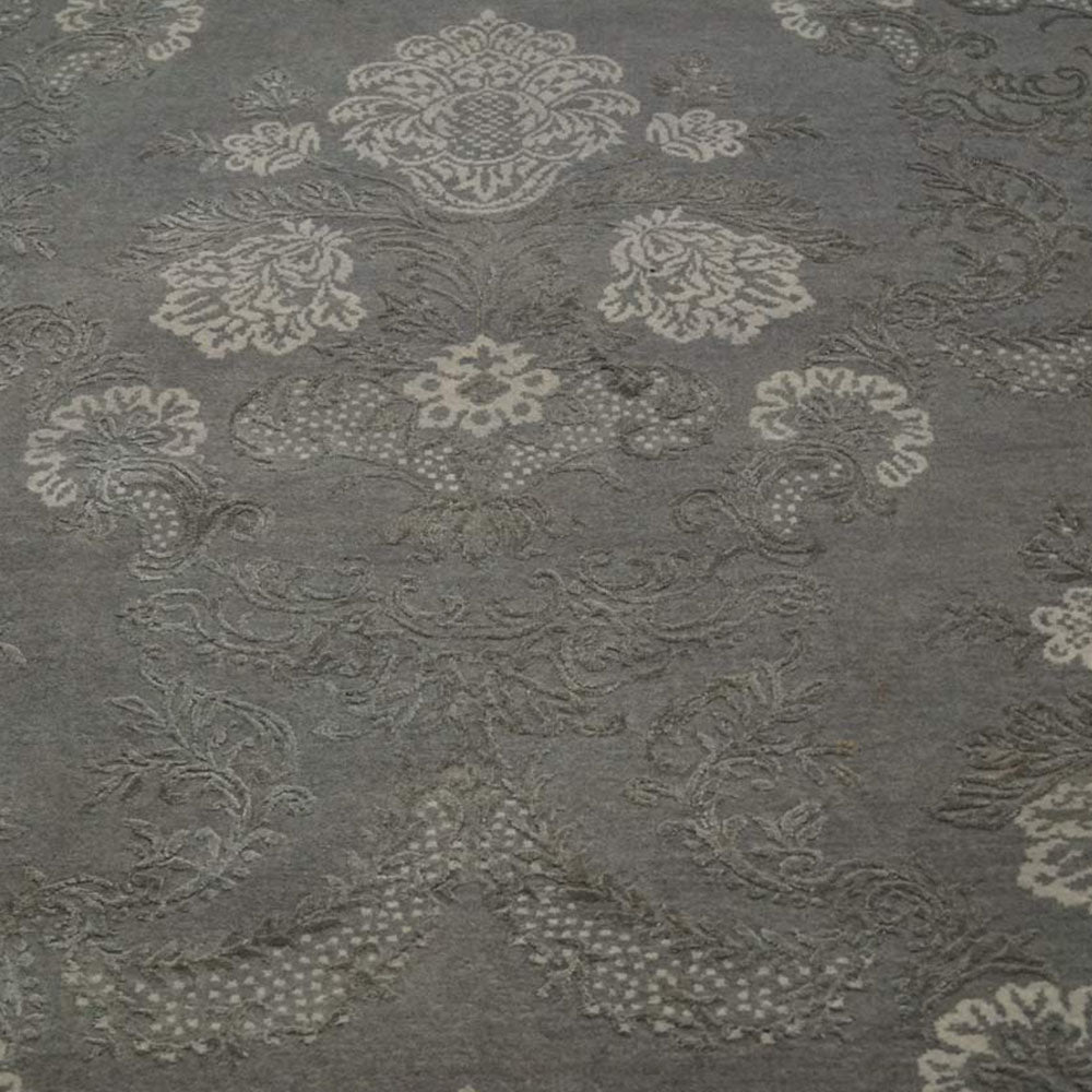 Grindelwald Hand Knotted Persian Silk And Wool Area Rug - BBH HOMES LLC