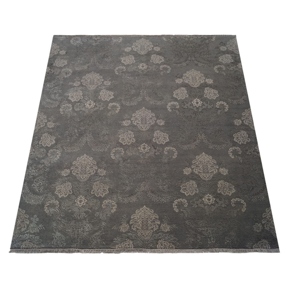 Grindelwald Hand Knotted Persian Silk And Wool Area Rug - BBH HOMES LLC