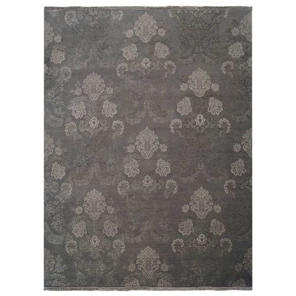 Grindelwald Hand Knotted Persian Silk And Wool Area Rug - BBH HOMES LLC