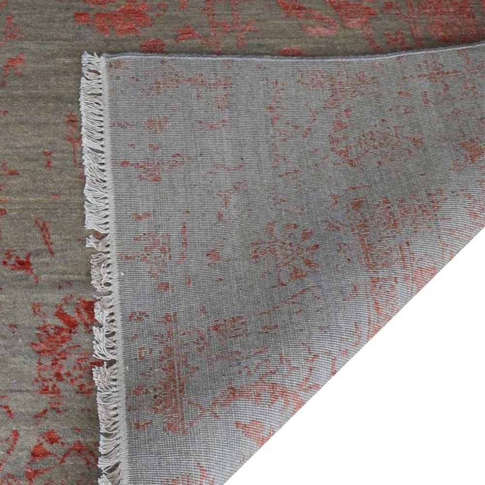 Hydra Hand Knotted Persian Wool And Viscose Area Rug - BBH HOMES LLC