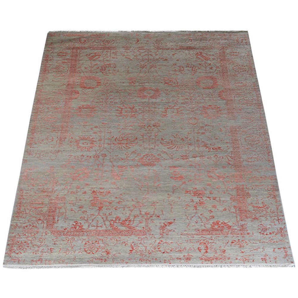 Hydra Hand Knotted Persian Wool And Viscose Area Rug - BBH HOMES LLC