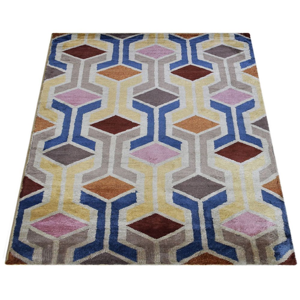 Innsbruck Hand Knotted Viscose Area Rug - BBH HOMES LLC
