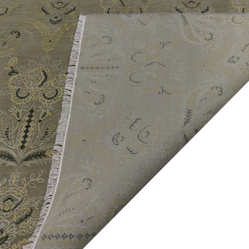 Iruya Hand Knotted Persian Silk And Wool Area Rug - BBH HOMES LLC