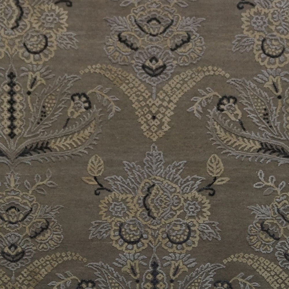 Iruya Hand Knotted Persian Silk And Wool Area Rug - BBH HOMES LLC