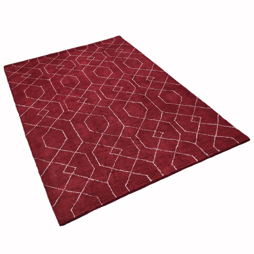 Isafjördur Hand Knotted Loom Silk Mix Area Rug - BBH HOMES LLC
