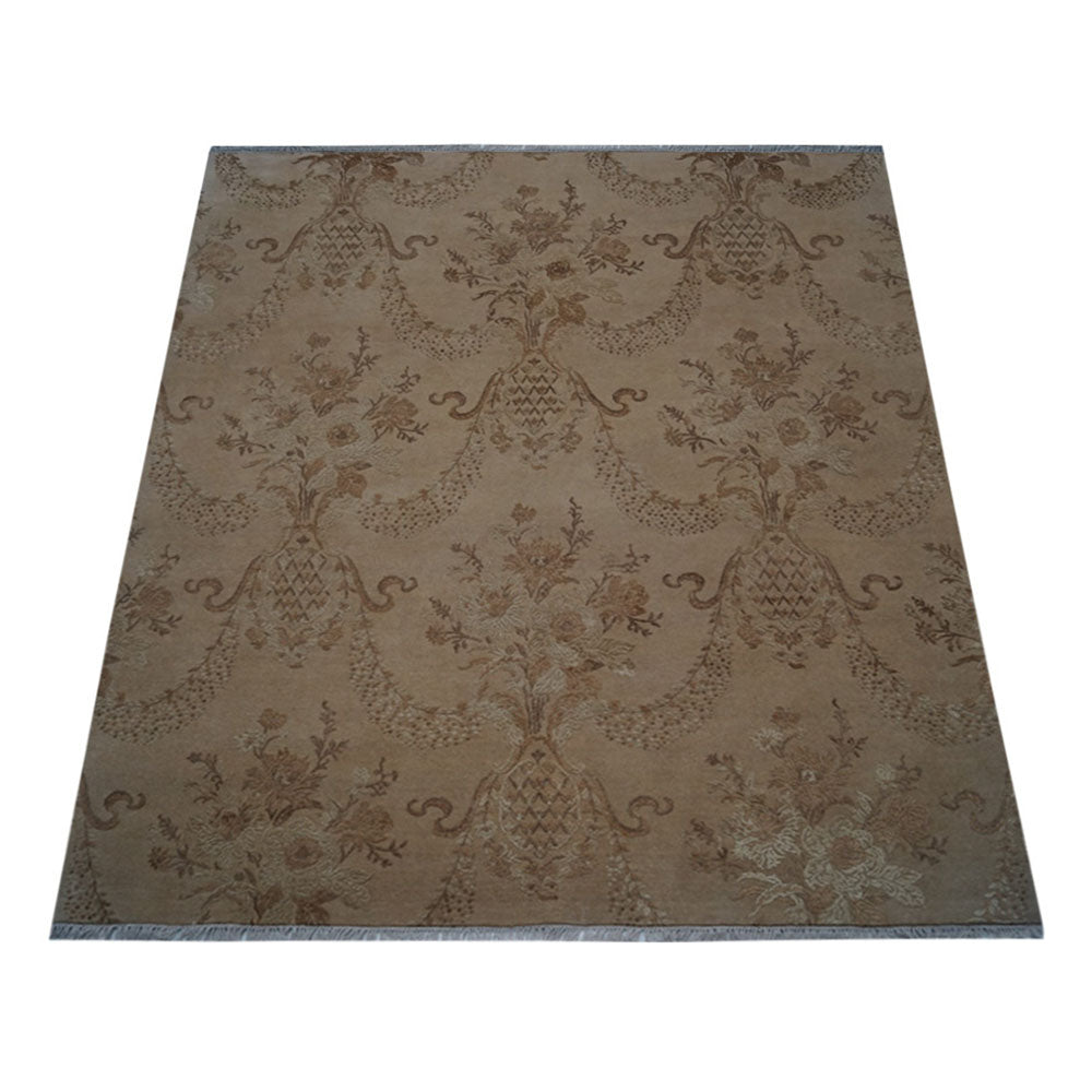 Jaffna Hand Knotted Persian Silk And Wool Area Rug - BBH HOMES LLC