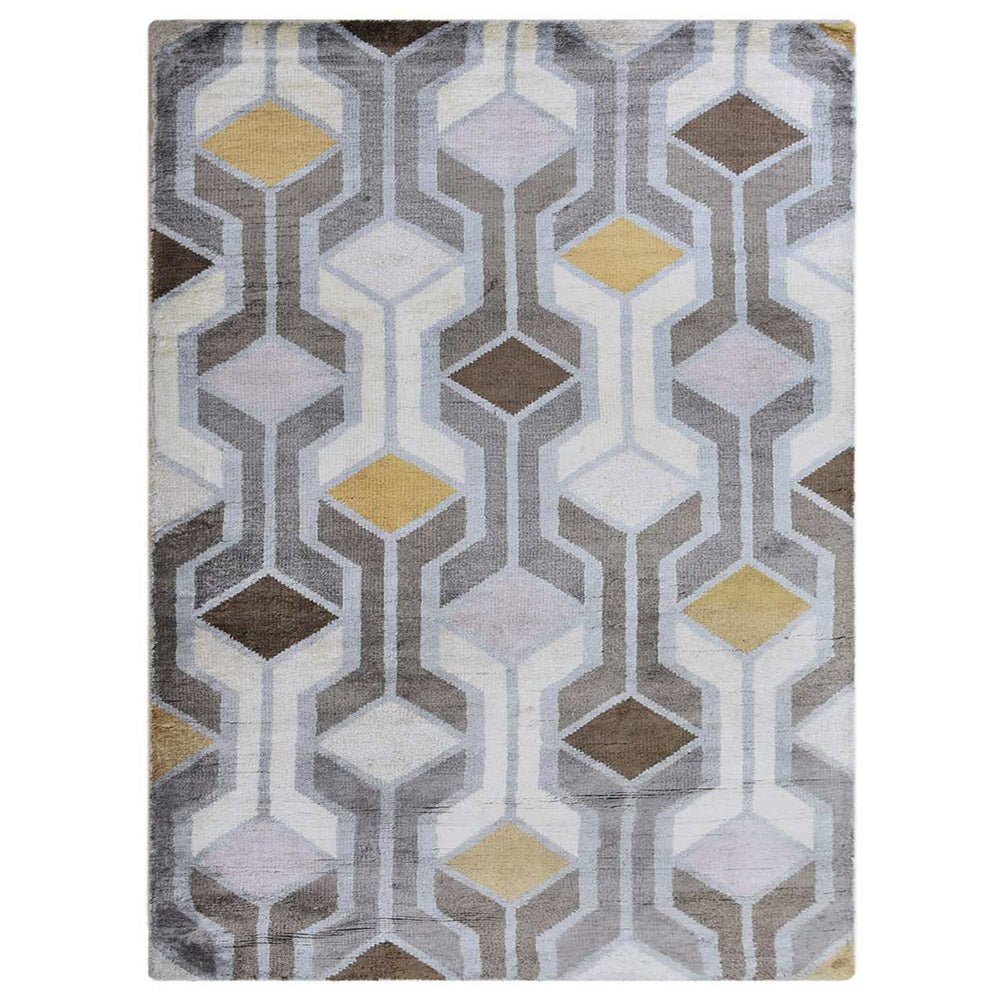 Jajce Hand Knotted Viscose Area Rug - BBH HOMES LLC