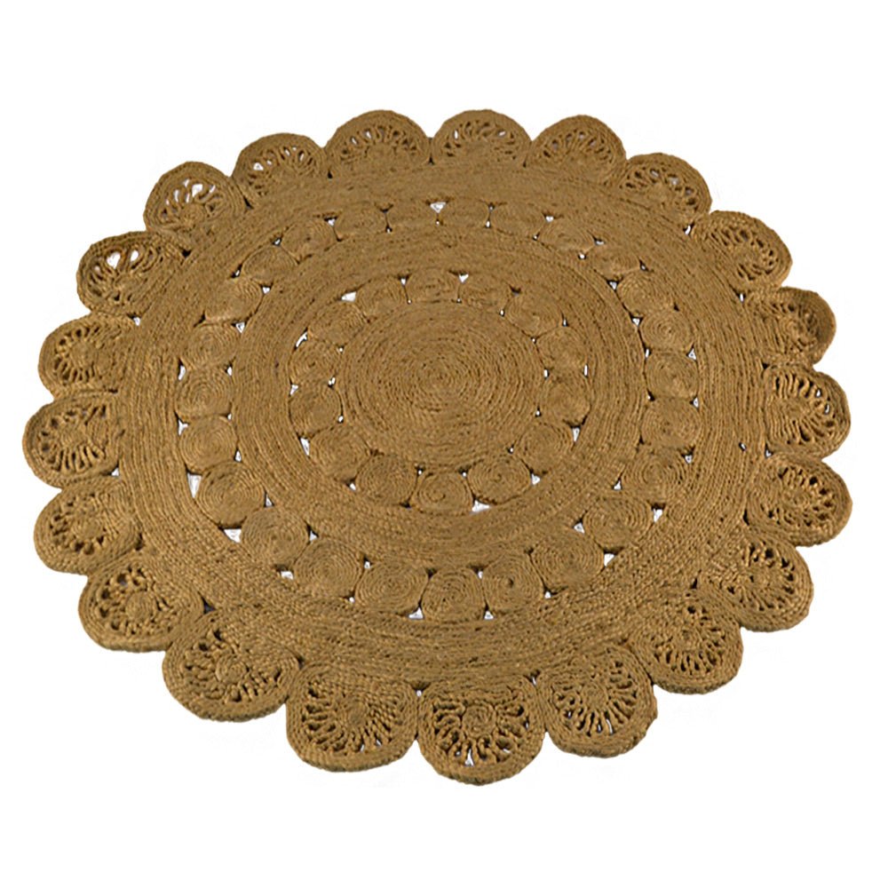 Lecco Hand Woven Jute Area Rug - BBH HOMES LLC