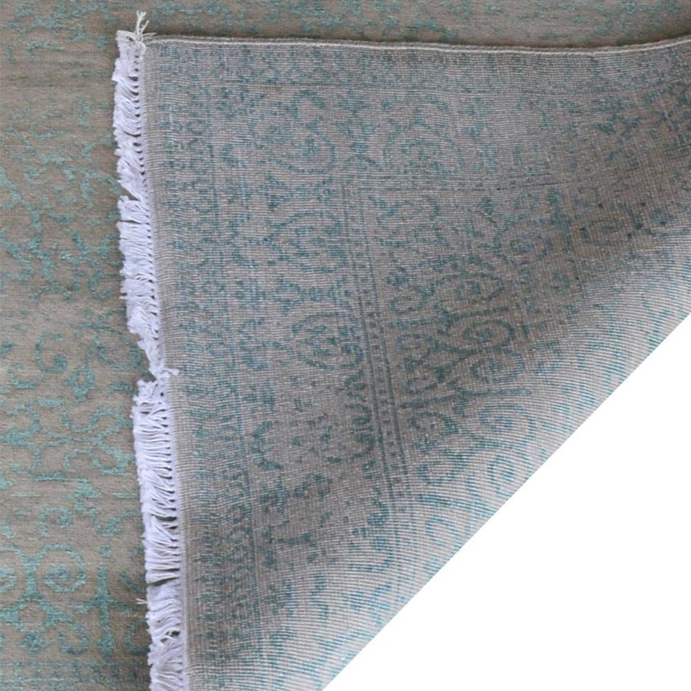 Litra Hand Knotted Persian Wool And Viscose Area Rug - BBH HOMES LLC