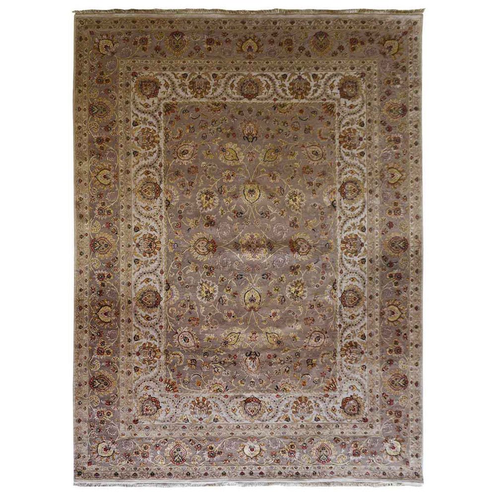 LuangPrabang Hand Knotted Persian Silk And Wool Area Rug - BBH HOMES LLC