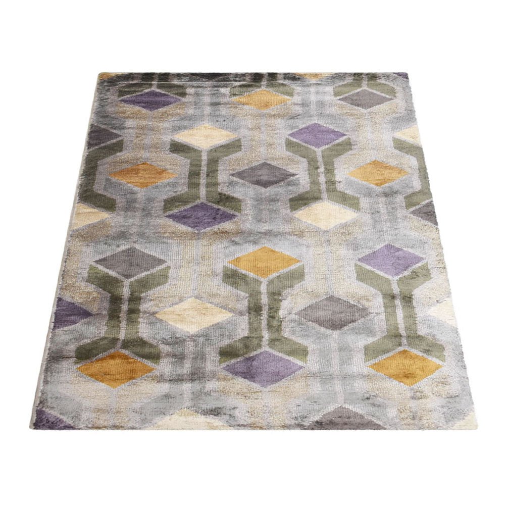 Malfa Hand Knotted Viscose Area Rug - BBH HOMES LLC