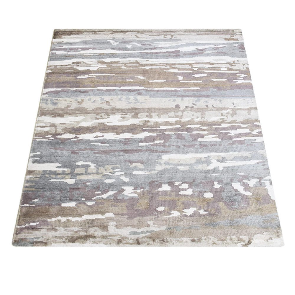 Manan Hand Knotted Viscose Area Rug - BBH HOMES LLC