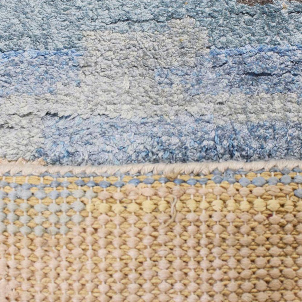 Moksh Hand Knotted Viscose Area Rug - BBH HOMES LLC
