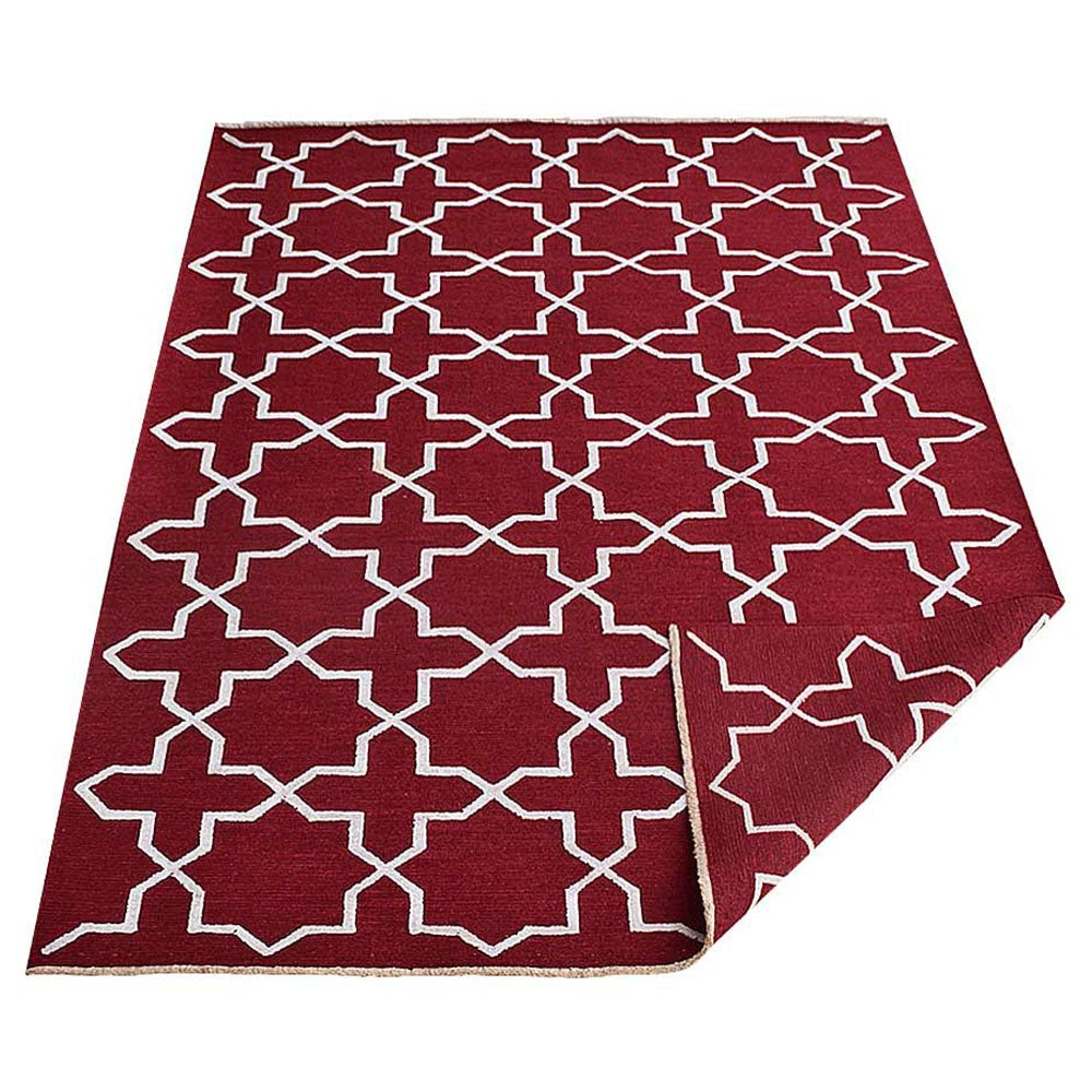 Nuremberg Hand Knotted Sumak Silk And Wool Area Rug - BBH HOMES LLC