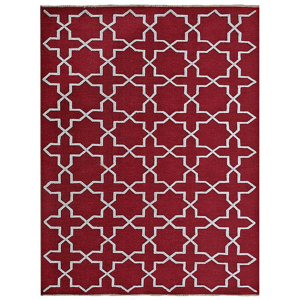 Nuremberg Hand Knotted Sumak Silk And Wool Area Rug - BBH HOMES LLC