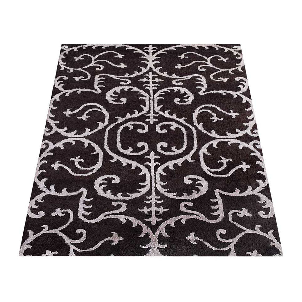 Ora Hand Knotted Silk Brown Rug - BBH HOMES LLC