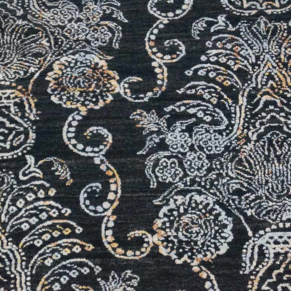 Pompeii Hand Knotted Persian Silk And Wool Area Rug - BBH HOMES LLC