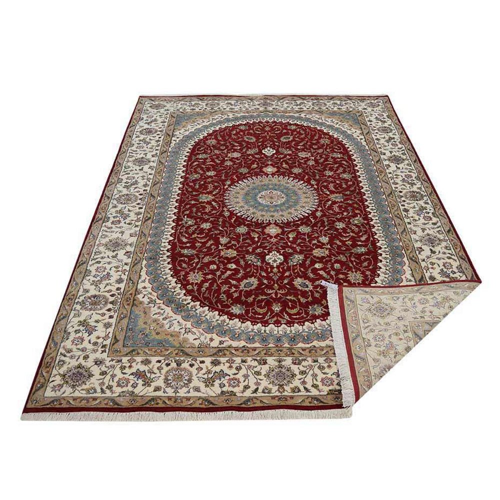 Qingyang Hand Knotted Persian Wool Area Rug - BBH HOMES LLC